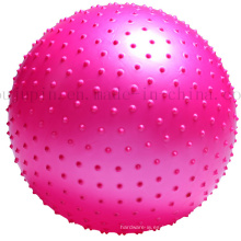 Pelota de yoga de equilibrio espesado PVC colorido de tamaño personalizado con partículas